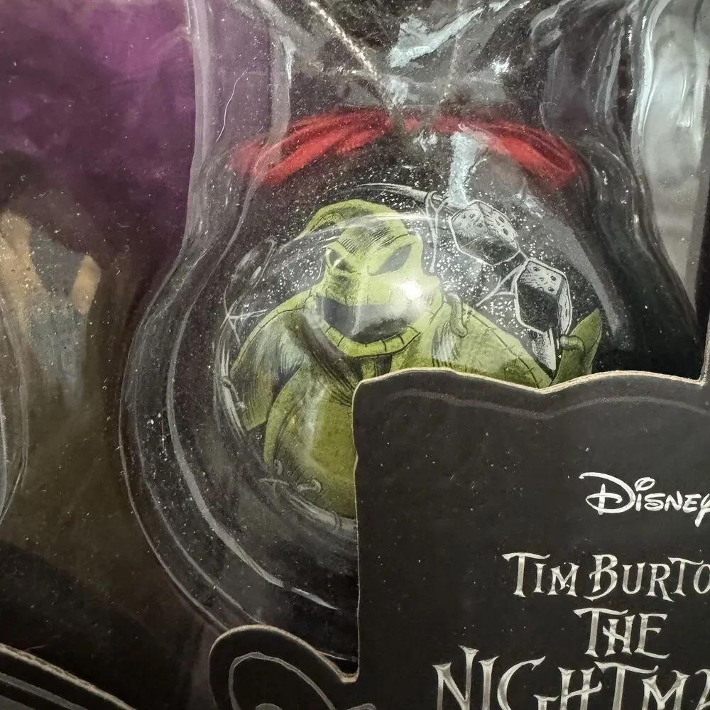 Disney Tim Burtons The Nightmare Before Christmas Tree Topper Ornament Set of 7